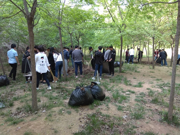 团体劳动教育现场